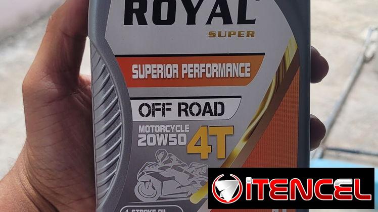 Aceite para motos y plantas eléctricas 20w50 Royal 4t