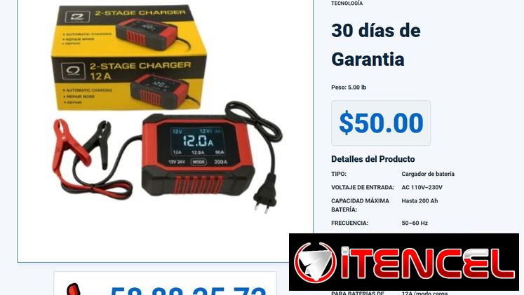 CARGADOR DE BATERÍA 12V / 12A – 200AMP Q7 VPT-0086