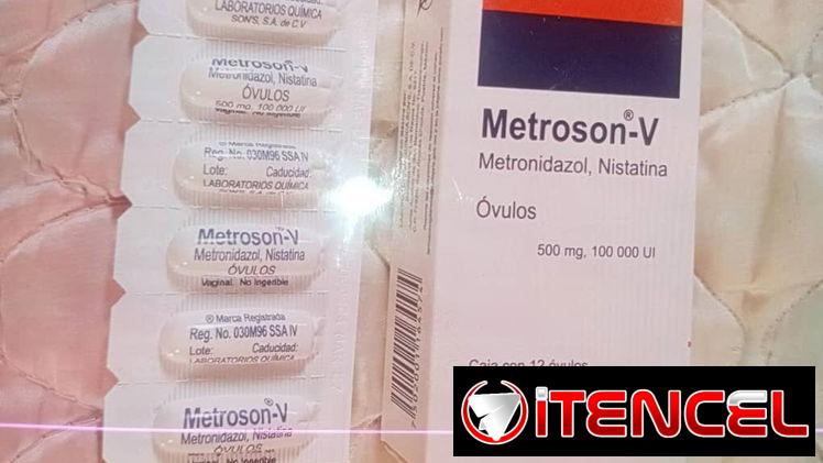 Óvulos de metronidazol con nistatina(6unidades)
