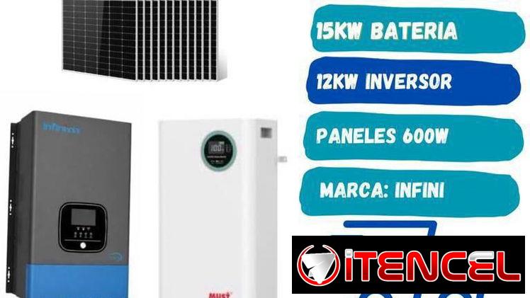 KIT SOLAR 12 kW – COMPLETO 💵 Precio con instalación: 8540 USD 💵 Precio sin instalación: 8140 USD 🚚 Transporte incluid