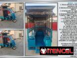 Triciclo con panel solar.