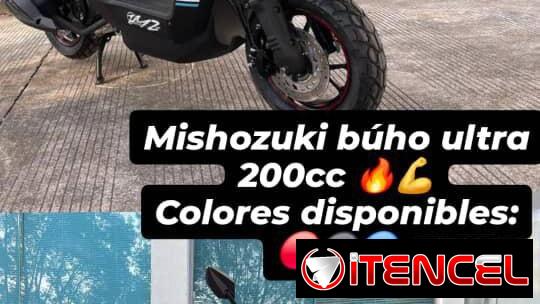 Moto automática Mishozuki búho ultra 200 cc