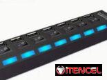☎️53544655 🛵 Entrega Disponible ⭐ Hub USB 3.0 – 7 Puertos con Switch⭐