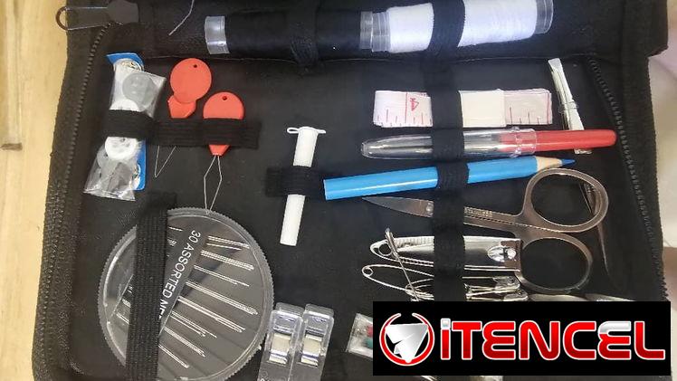 🧵 Kit de Costura Portátil con 24 Hilos + Accesorios – NUEVO