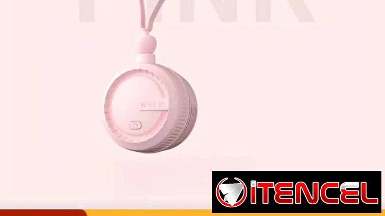 Ventilador colgante rosado 360, 3 velocidad med
