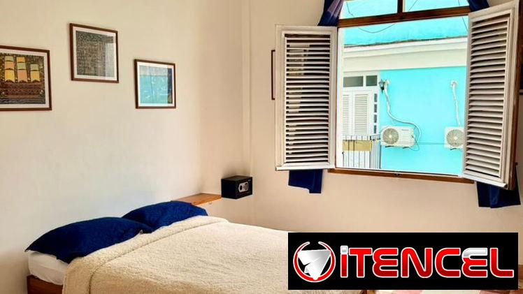 Alquiler de apartamento amueblado por noches en Habana Vieja – Lavadora, microondas y wifi – Cerca del puerto.
