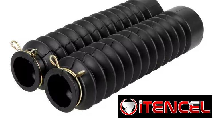 Guardapolvo tenedor. Protector tenedor. Protector barras de suspensión delantera de tu moto. GN125 GN150 y AX100