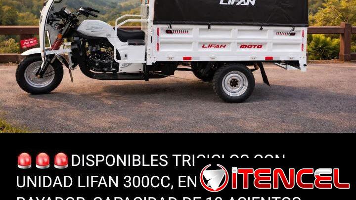Triciclos Lifan 3000CC PRECIO : 5250 USD