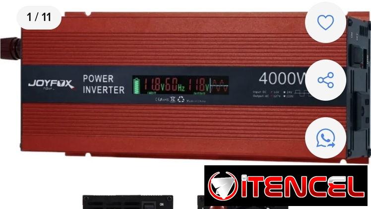 110usd Inversor de Corriente para coche 4000w