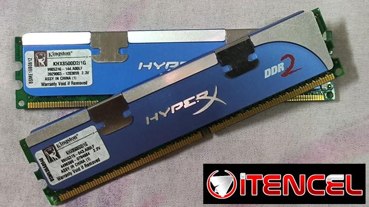 🔥 ¡EN VENTA! 20 usd Pareja de Memorias RAM DDR2 Kingston HyperX