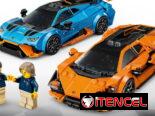 Lego Lamborghini Revuelto y Huracan STO