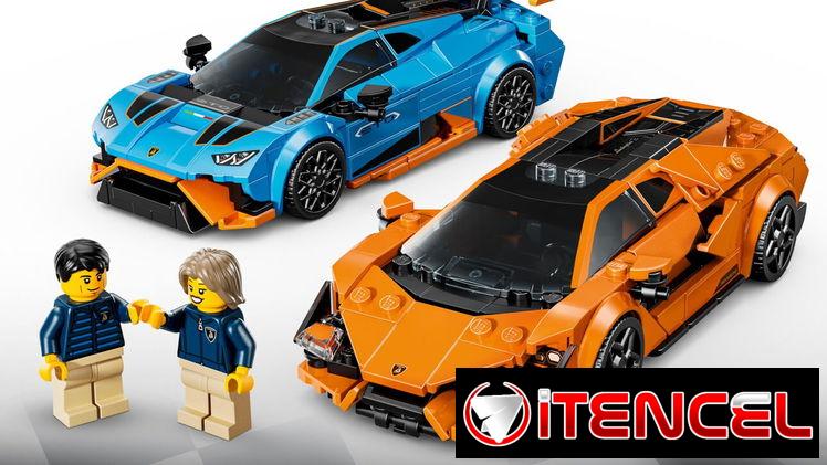 Lego Lamborghini Revuelto y Huracan STO