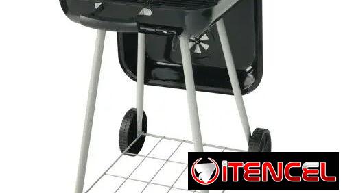 Kit Asador de Carbón con Ruedas Expert Grill 17.5” + Accesorios
