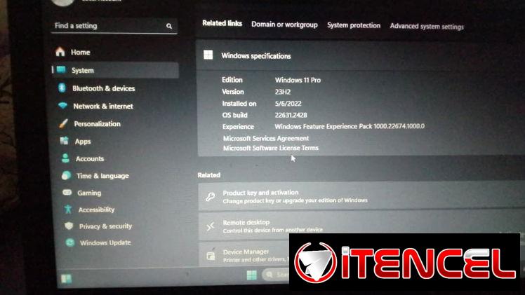 Laptop GDM