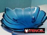 CENTRO DE MESA / ADORNO DE CRISTAL AZUL!!!