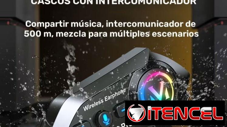 Intercomunicador. Intercomunicadores dobles. Casco Bluetooth. Audifonos Bluetooth manos libres res para casco motos