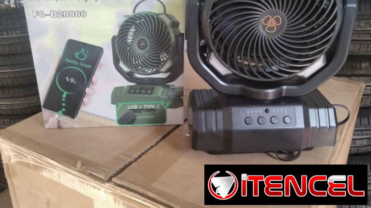 ventilador recargable F8