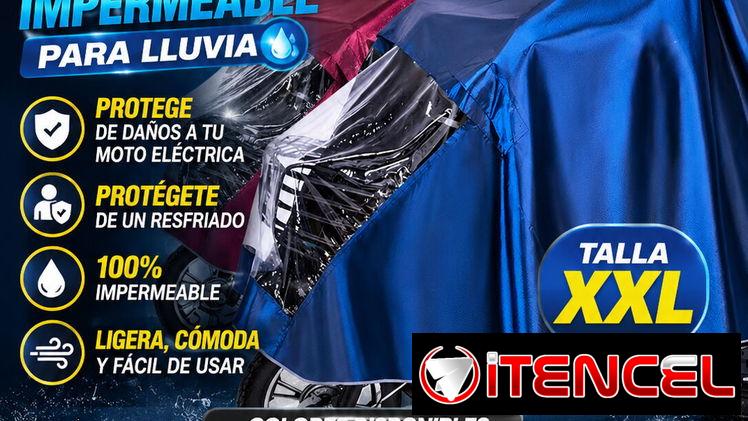 Capa impermeable motociclista