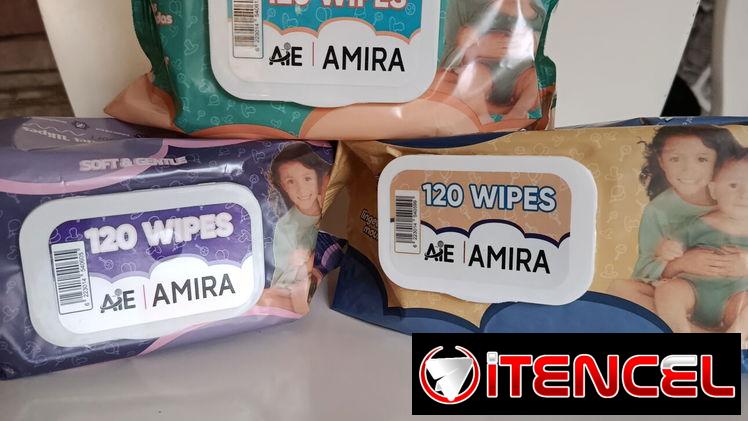 Toallitas húmedas de 120 unidades