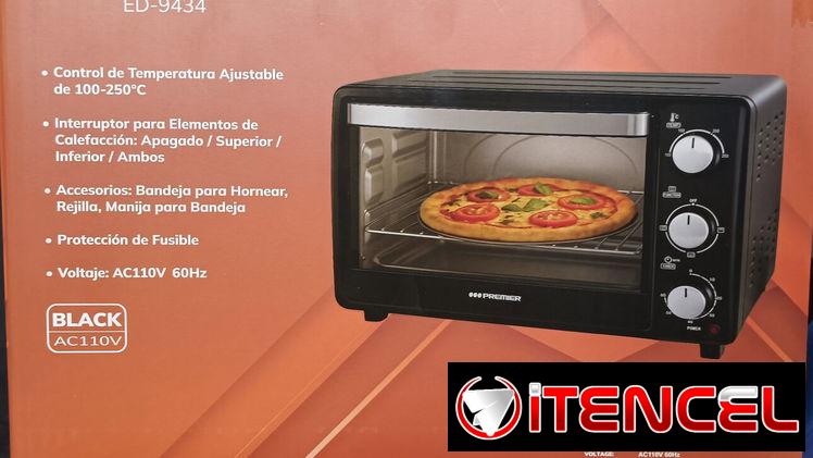 Vendo Horno eléctrico, Premier, 23L, 1380W, 60min, 100-250ºC, 497x358x320  -mensajería gratis y garantía