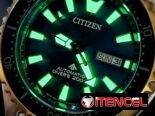 citizen promaster fugu driver automático, cristal zafiro,cumple con la norma iso como reloj de buceo wr 200 metros