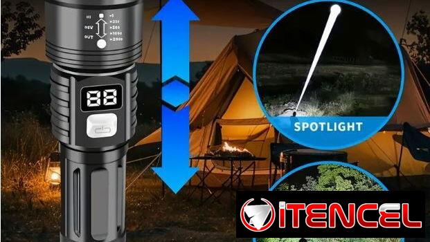 ⭐Linterna Recargable – Tipo C – 110v + 4000 a 7000cup ⭐ WhatsApp 53881002