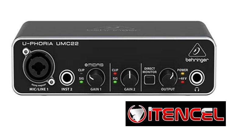Behringer UMC22 Audiophile 2×2