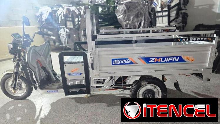 Triciclos Eléctricos ZHUIFN 🌀 🔘Motor d 1000w  Capacidad 500kg 🔘Autonomia 70 km 🔘caja cuadratica