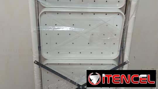 📢 ESCALERA DOMÉSTICA PLEGABLE DE 4 NIVELES CON MANIJA ACOLCHADA
