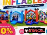 Inflables para tu eventos. Dales un toque de diversión y diferencia. Escríbenos para precio y disponibilidad. 📞56249037