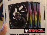 Fanes RGB diseño infinito GY120 pack de 3 nuevo en caja