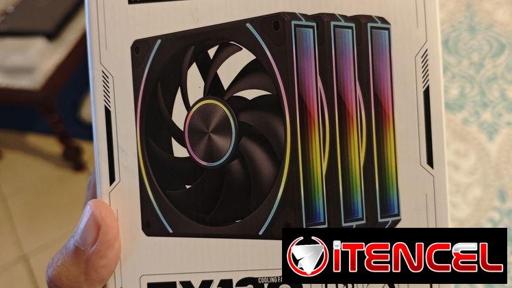 Fanes RGB diseño infinito GY120 pack de 3 nuevo en caja