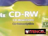 Discos DVD y CD reescribibles nuevos
