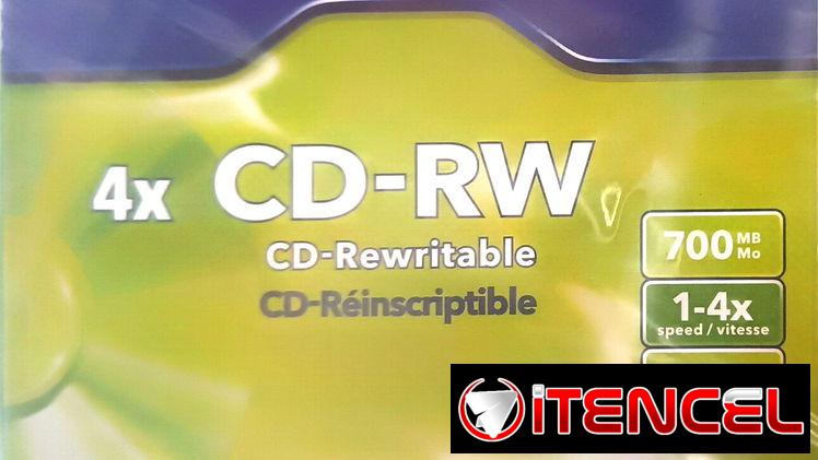 Discos DVD y CD reescribibles nuevos