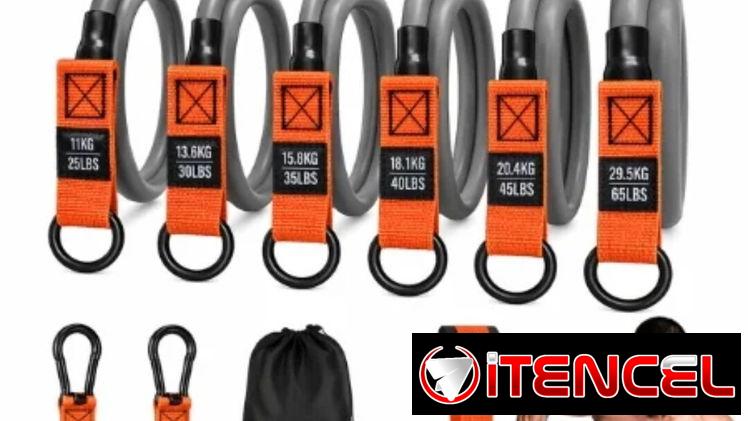 Kit de bandas de resistencia con accesorios