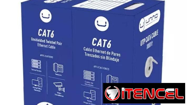 Caja de cable de red UTP CAT6//Carrete de 305 metros//Se vende el carrete completo