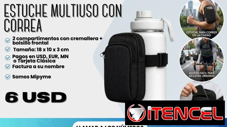 ESTUCHE MULTIUSO CON CORREA 🔥 Precio: 6 USD