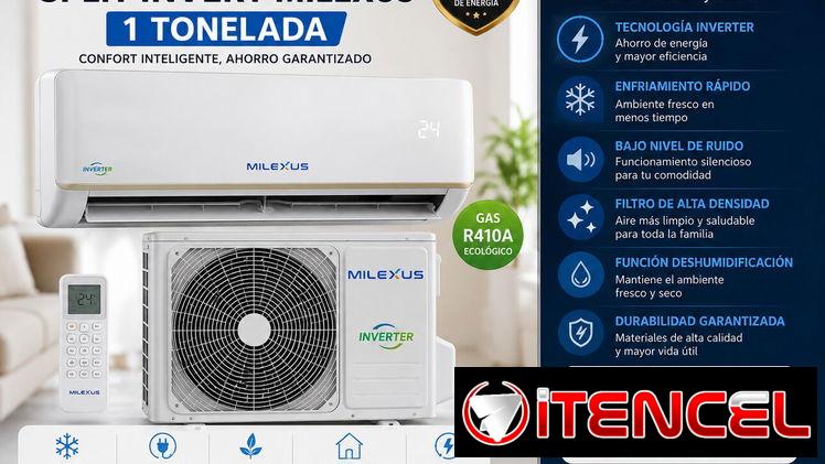 SPLIT INVERTER MILEXUS 1 TONELADA