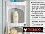 Estante esquinero  de ducha de 3 niveles (DH)