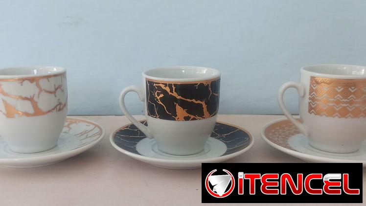 Juego de tazas para café.