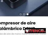 Compresor de aire inalámbrico DCNB. Bomba de aire de mano inalámbrica con motor brushless.