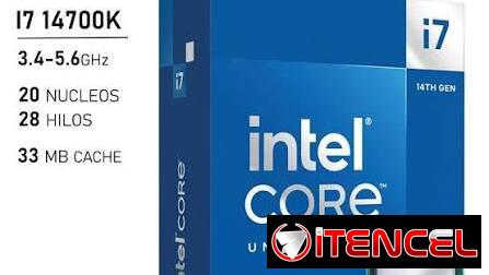 Tengo otras cosas core i7 14700k con 20 núcleos 28hilos 33mg de cache