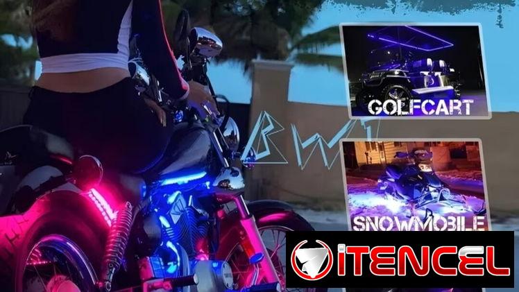 Sistema de LED decorativas RGB para motocicletas luces neón coloridas