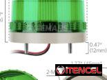LUZ LED CON ALARMA DE ADVERTENCIA Y SEGURIDAD PARA PLANTAS ELÉCTRICAS, EDIFICIOS, VIVIENDAS, BARCOS, RESTAURANTES, ETC
