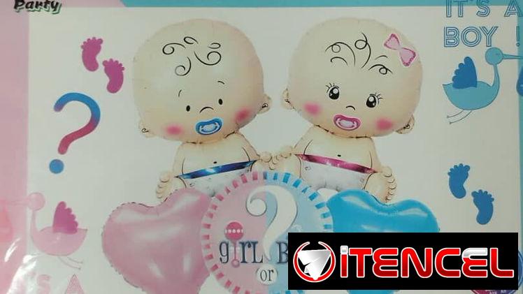 Set de 5 Piezas – Revelación de Sexo y adornos (Ambos)
