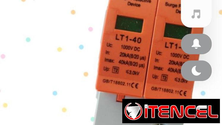 Supresor picos DC 2P 1000V 40KA max