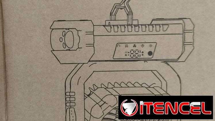 Ventilador recargable f12