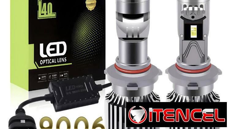 40 USD la pareja , PAREJA DE BOMBILLOS LEDS 9006 MODELO PROYECTOR ( LUPA)