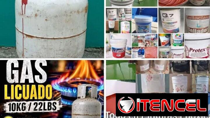Pinturas para casas y gas licuado