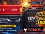 Kit de respaldo energético, cargador, inversores, ventilador recargable, lámparas recargables